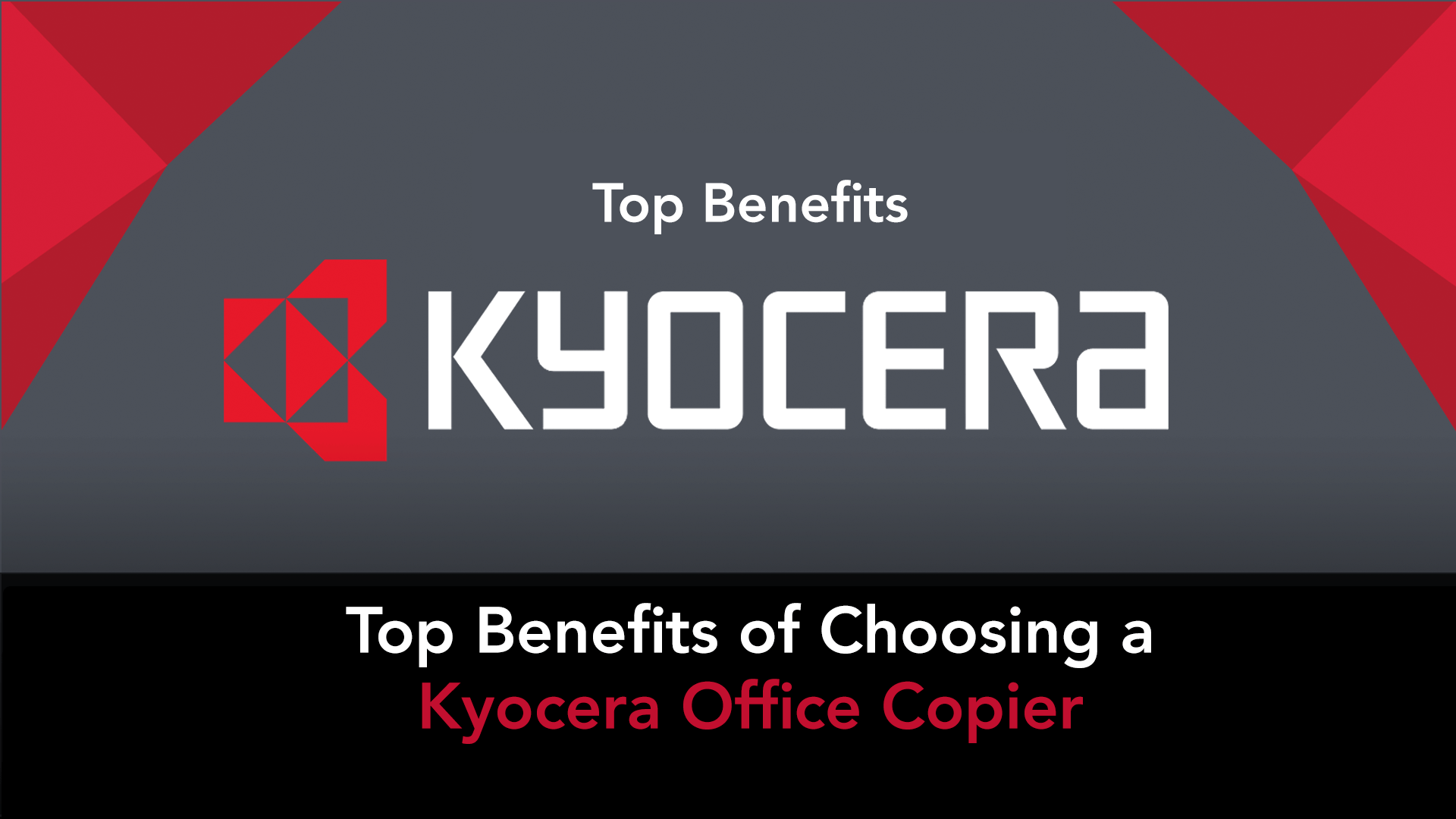 Top Benefits of Choosing a Kyocera Office Copier
